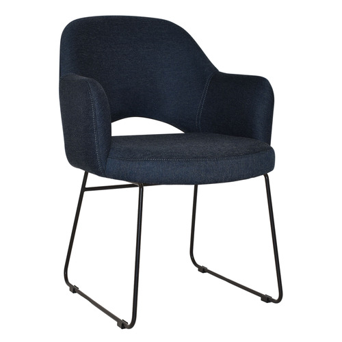 Lexington Sled Cotton-Blend Armchairs
