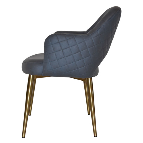 Lexington Upholstered Armchairs with Stainless Steel Legs