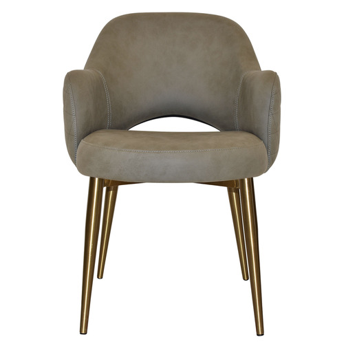 Lexington Upholstered Armchairs with Stainless Steel Legs