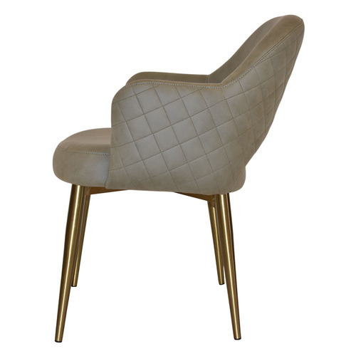 Lexington Upholstered Armchairs with Stainless Steel Legs