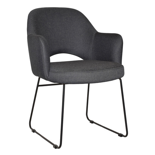 Lexington Sled Cotton-Blend Armchairs