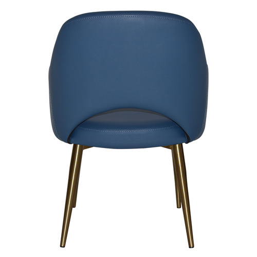 Lexington Vinyl Armchairs with Stainless Steel Legs