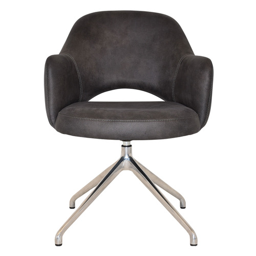 Lexington Trestle Leather Armchairs