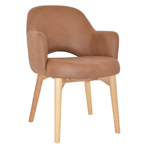 Lexington Upholstered Armchairs with Ash Wood Legs