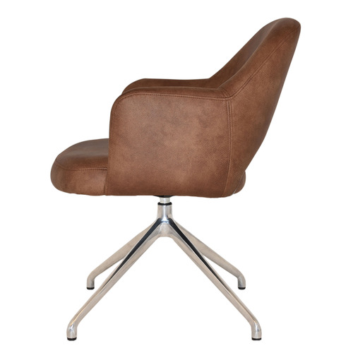 Lexington Trestle Leather Armchairs