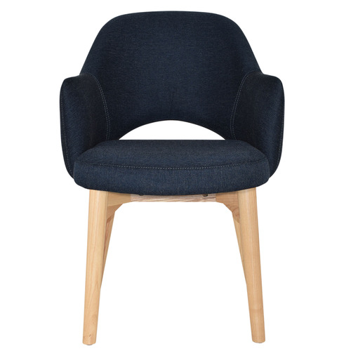Lexington Cotton-Blend Armchairs with Ash Wood Legs