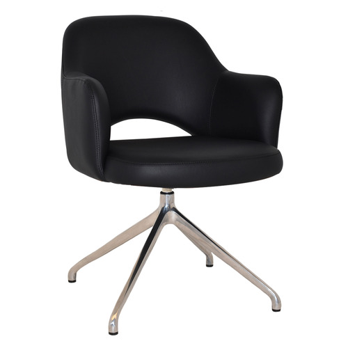 Lexington Trestle Vinyl Armchairs