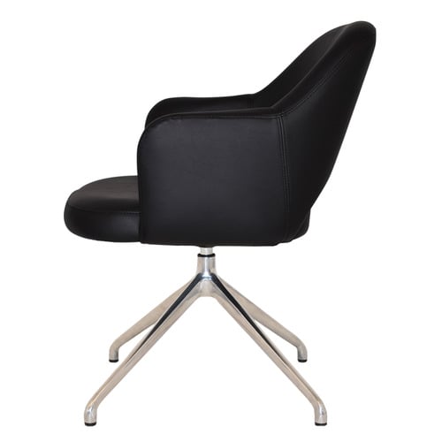 Lexington Trestle Vinyl Armchairs