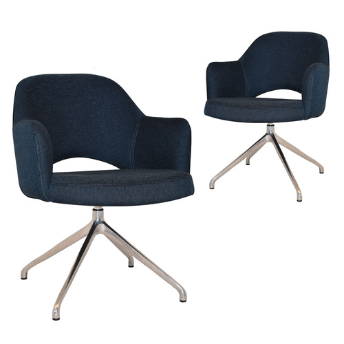 Lexington Trestle Cotton-Blend Armchairs