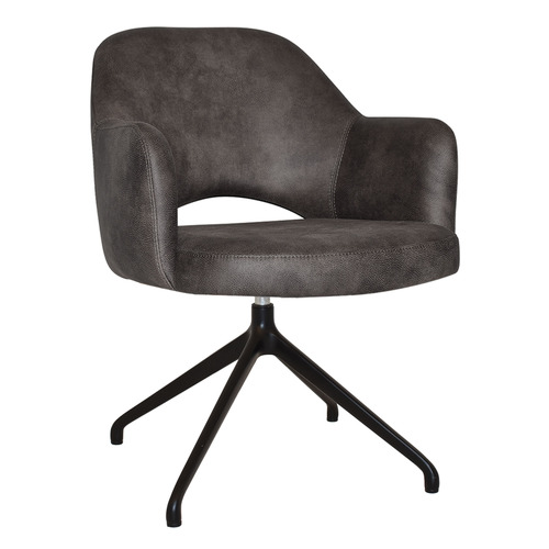 Lexington Trestle Leather Armchairs