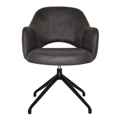 Lexington Trestle Leather Armchairs