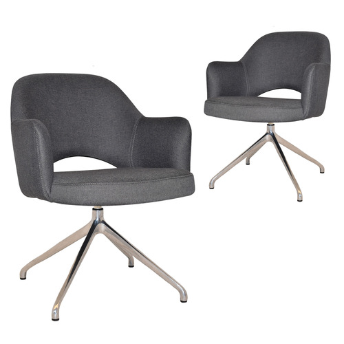 Lexington Trestle Cotton-Blend Armchairs