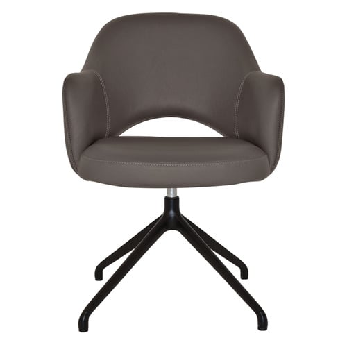 Lexington Trestle Vinyl Armchairs