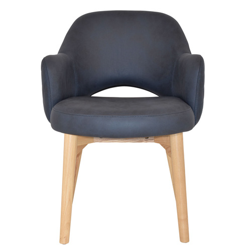 Lexington Upholstered Armchairs with Ash Wood Legs