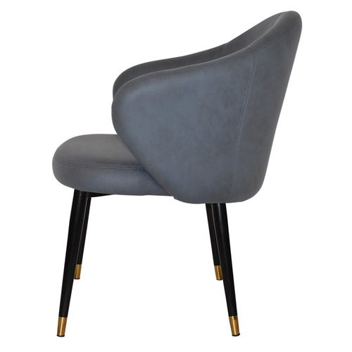 Scranton Upholstered Armchairs with Brass Accent