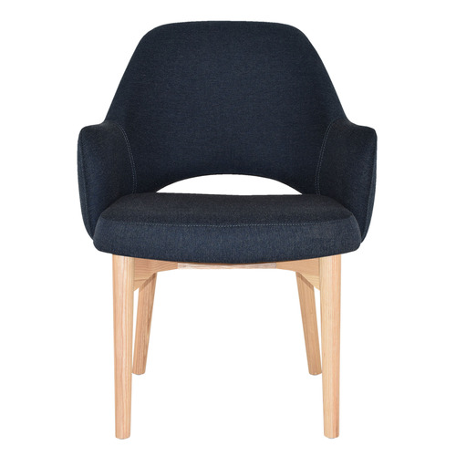 93cm Lexington Cotton-Blend Armchairs with Ash Wood Legs