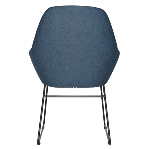 Bellevue Sled Cotton-Blend Armchairs
