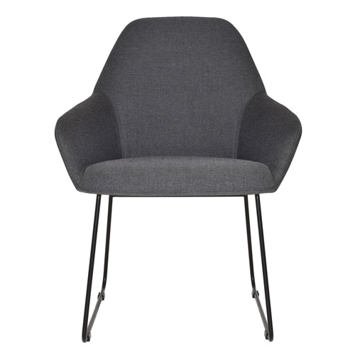 Bellevue Sled Cotton-Blend Armchairs