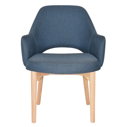 93cm Lexington Cotton-Blend Armchairs with Ash Wood Legs