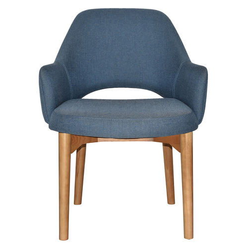 93cm Lexington Cotton-Blend Armchairs with Ash Wood Legs