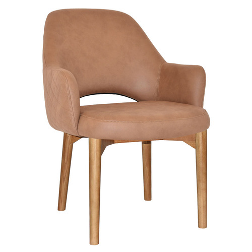 93cm Lexington Upholstered Armchairs with Ash Wood Legs
