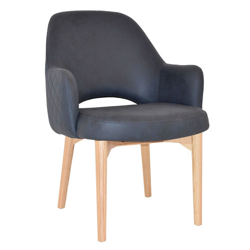 93cm Lexington Upholstered Armchairs with Ash Wood Legs