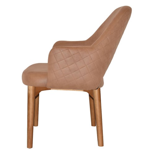 93cm Lexington Upholstered Armchairs with Ash Wood Legs