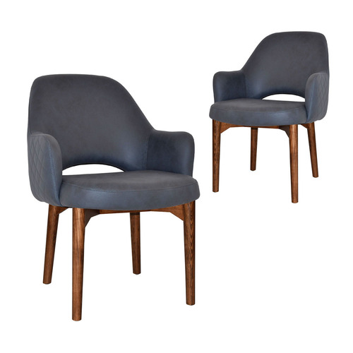 93cm Lexington Upholstered Armchairs with Ash Wood Legs