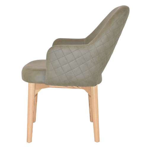 93cm Lexington Upholstered Armchairs with Ash Wood Legs