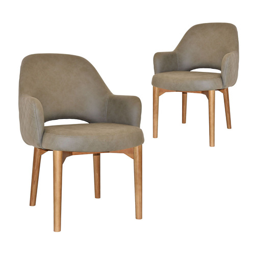 93cm Lexington Upholstered Armchairs with Ash Wood Legs