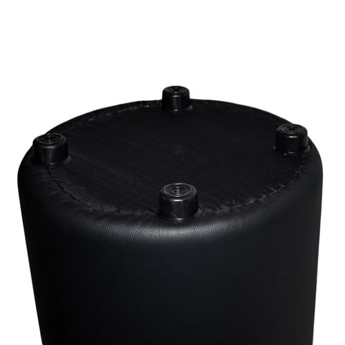 Corbelt Faux Leather Ottoman