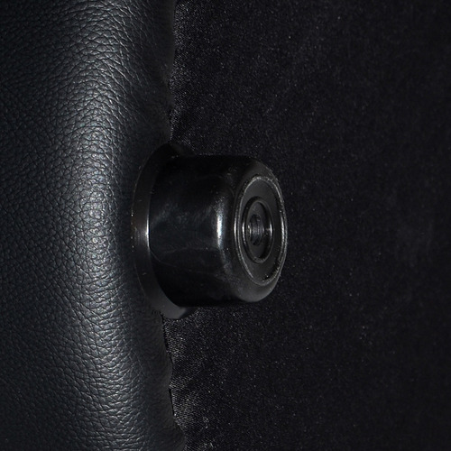 Corbelt Faux Leather Ottoman