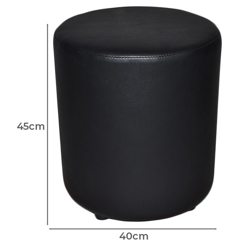 Corbelt Faux Leather Ottoman