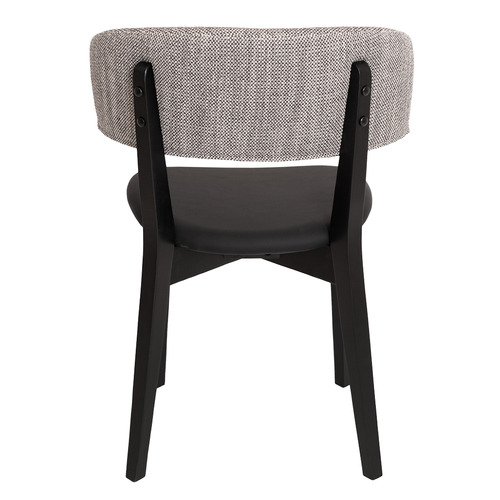 Black Damon Upholstered Dining Chair