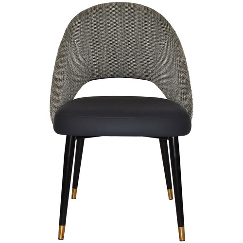 Black Aeson II Upholstered Dining Chairs