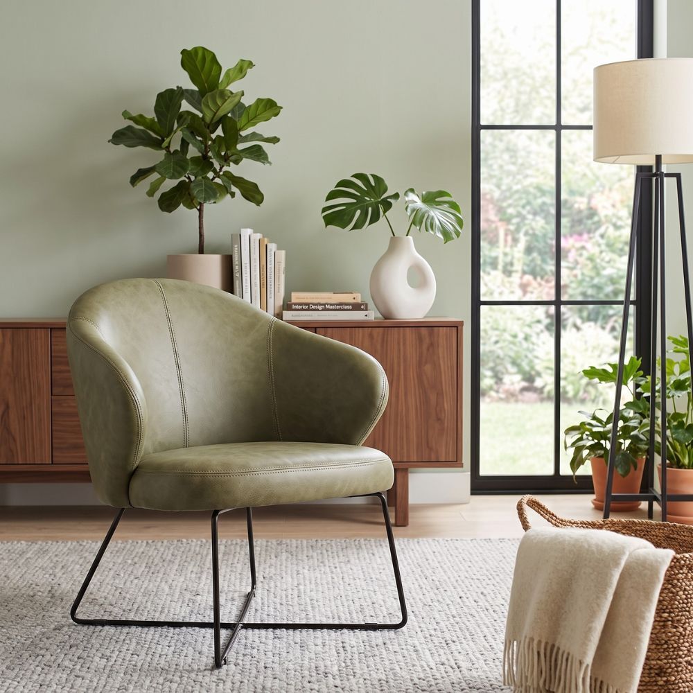 Scranton Cross Sled Armchairs