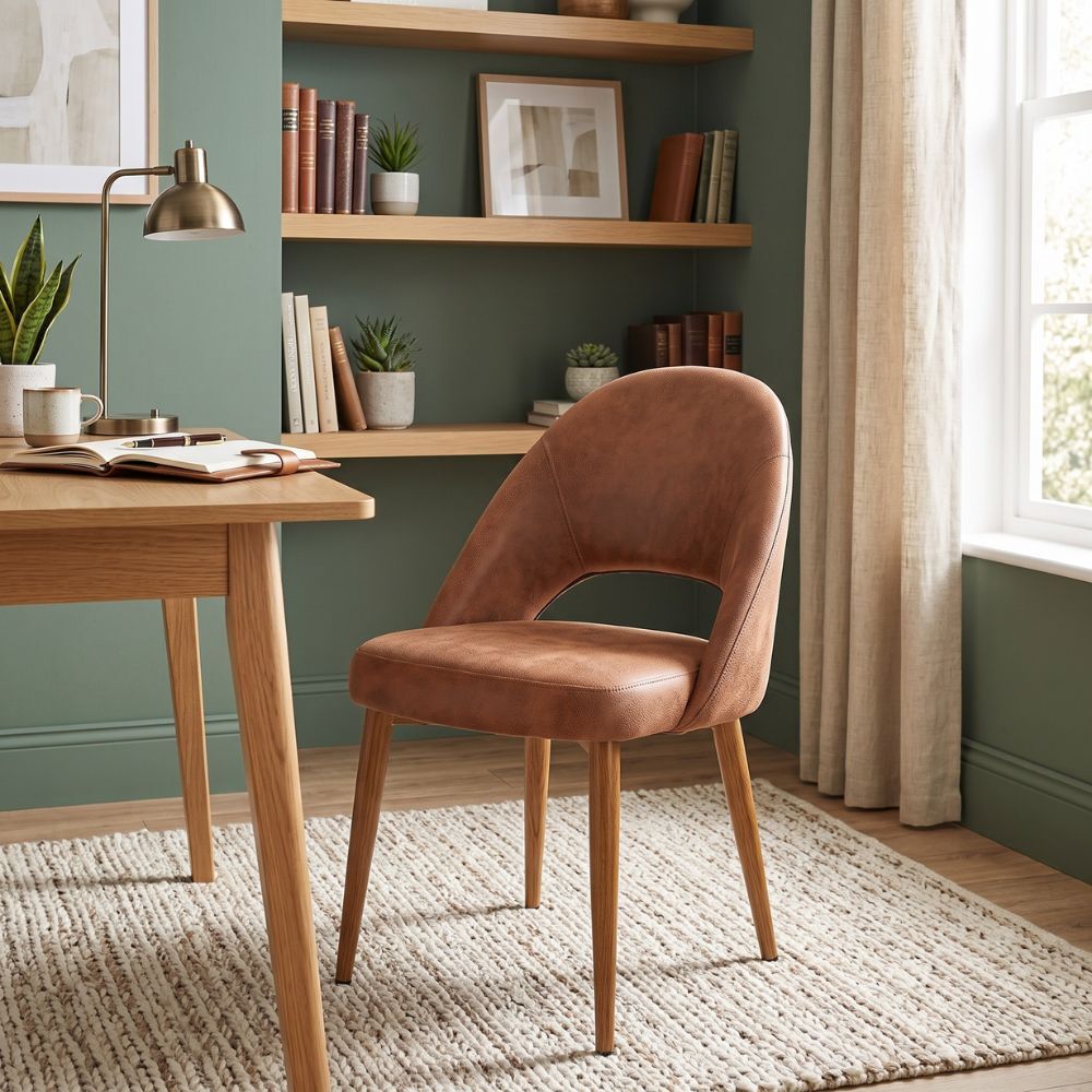 Aeson I Faux Leather Dining Chairs