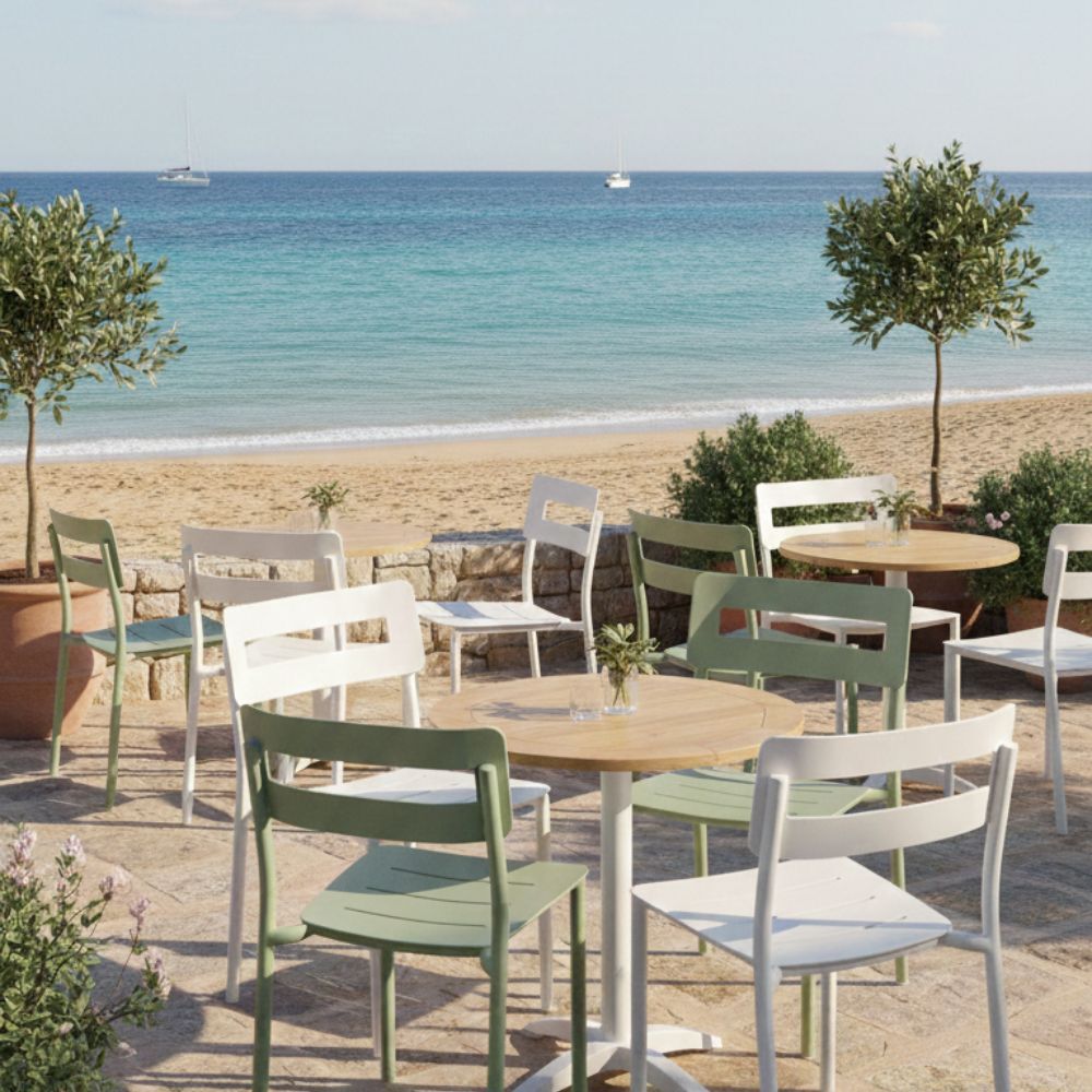 Byron Stackable Outdoor Dining Chairs