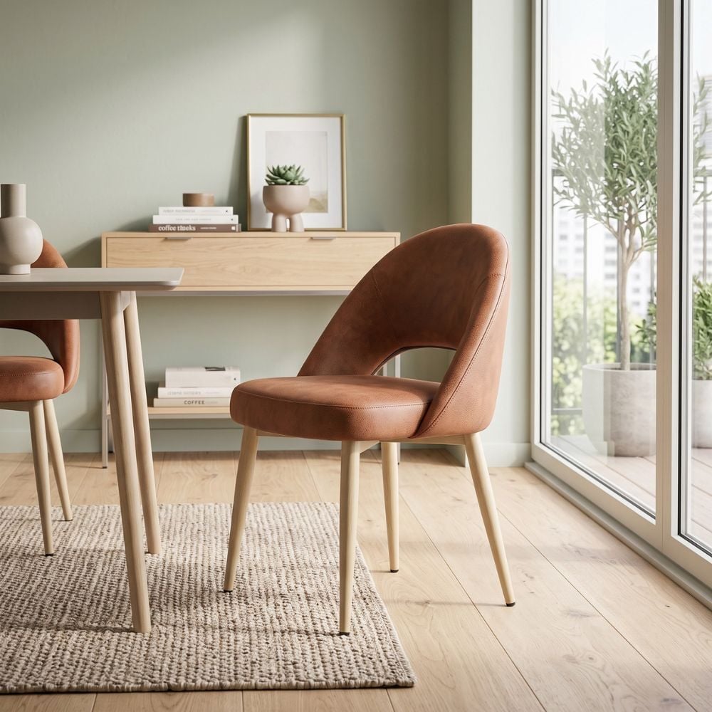 Aeson I Faux Leather Dining Chairs