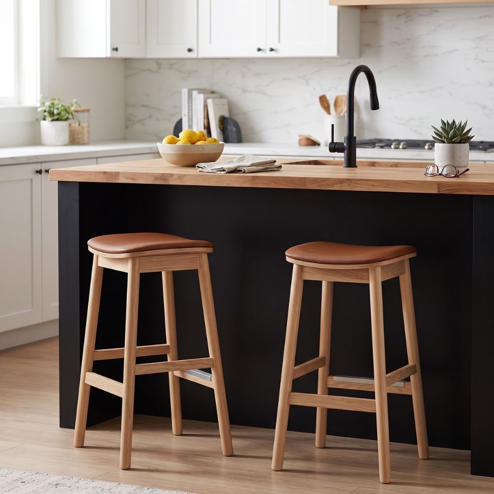 75cm Circe Upholstered Bar Stool