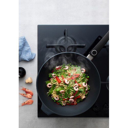 Diamond Lite 30cm Cast Aluminium Wok with Lid