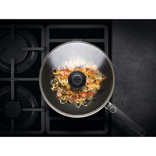 Diamond Lite 30cm Cast Aluminium Wok with Lid