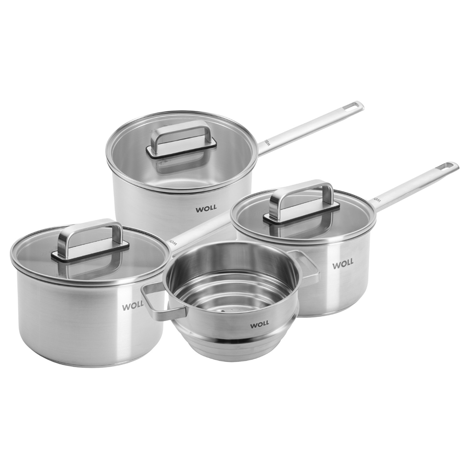 4 Piece Stainless Steel Cookware Set