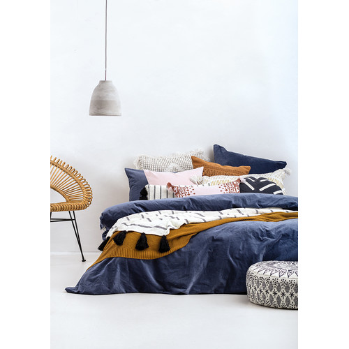 Bambury Slate Emerson Quilt Cover Set & Reviews Temple & ster