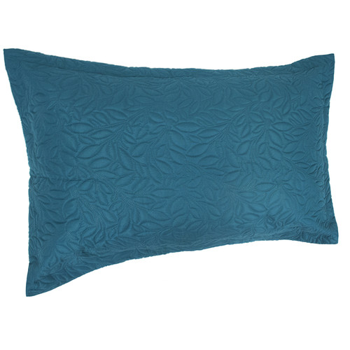 Teal Botanica Coverlet Set