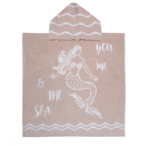 You, Me and the Sea Poncho Pal Cotton Beach Poncho