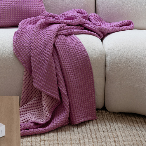 Dora Cotton Waffle Single Throw