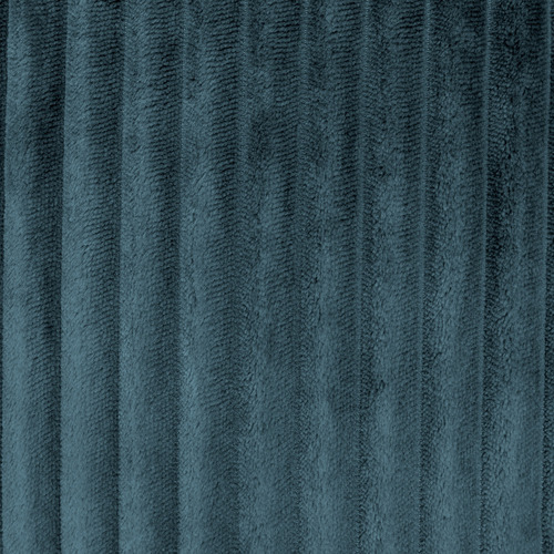 Petrol Stripe Channel Velour Cotton Quilt Cover Set