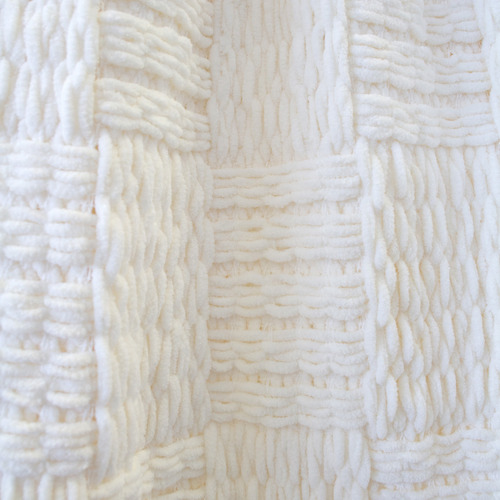 Asha Chenille Check Throw