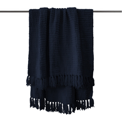 Asha Chenille Check Throw